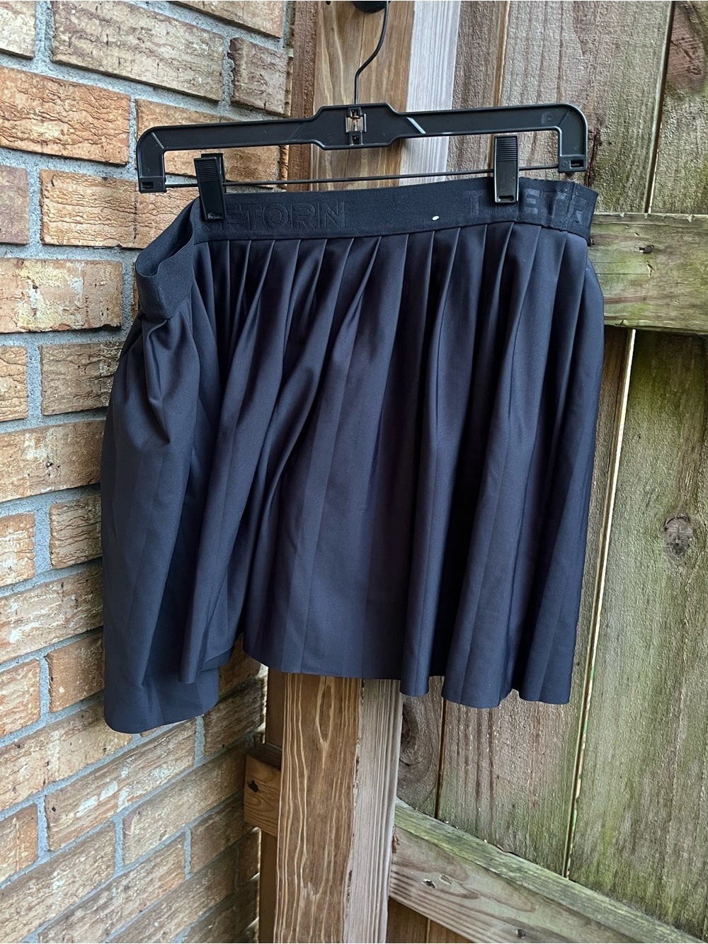 Tretorn Black Pleated Tennis Skort